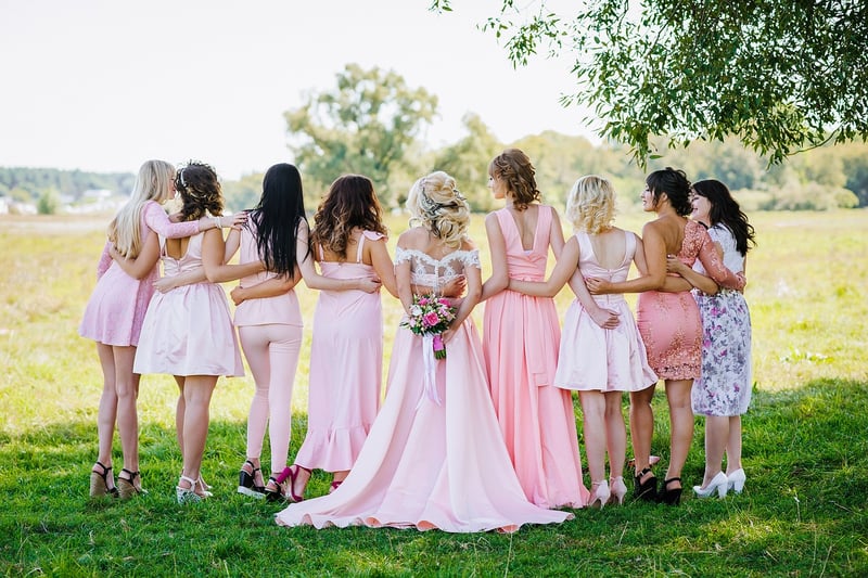Modern Glamour Bridesmaid Dress